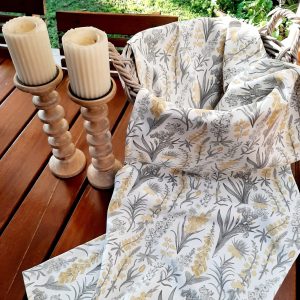 Grey & Yellow Lilies