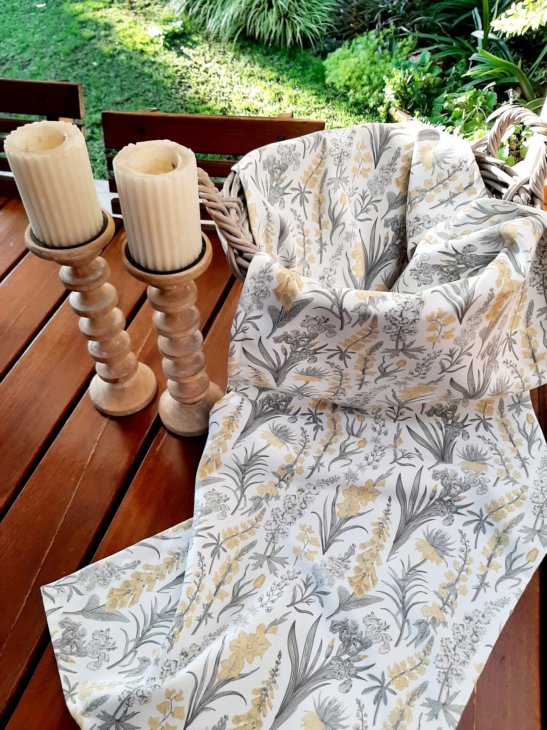 Grey & Yellow Lilies