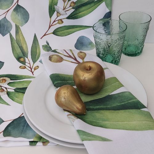 Eucalyptus & Seed Pods - Napkins - Image 2