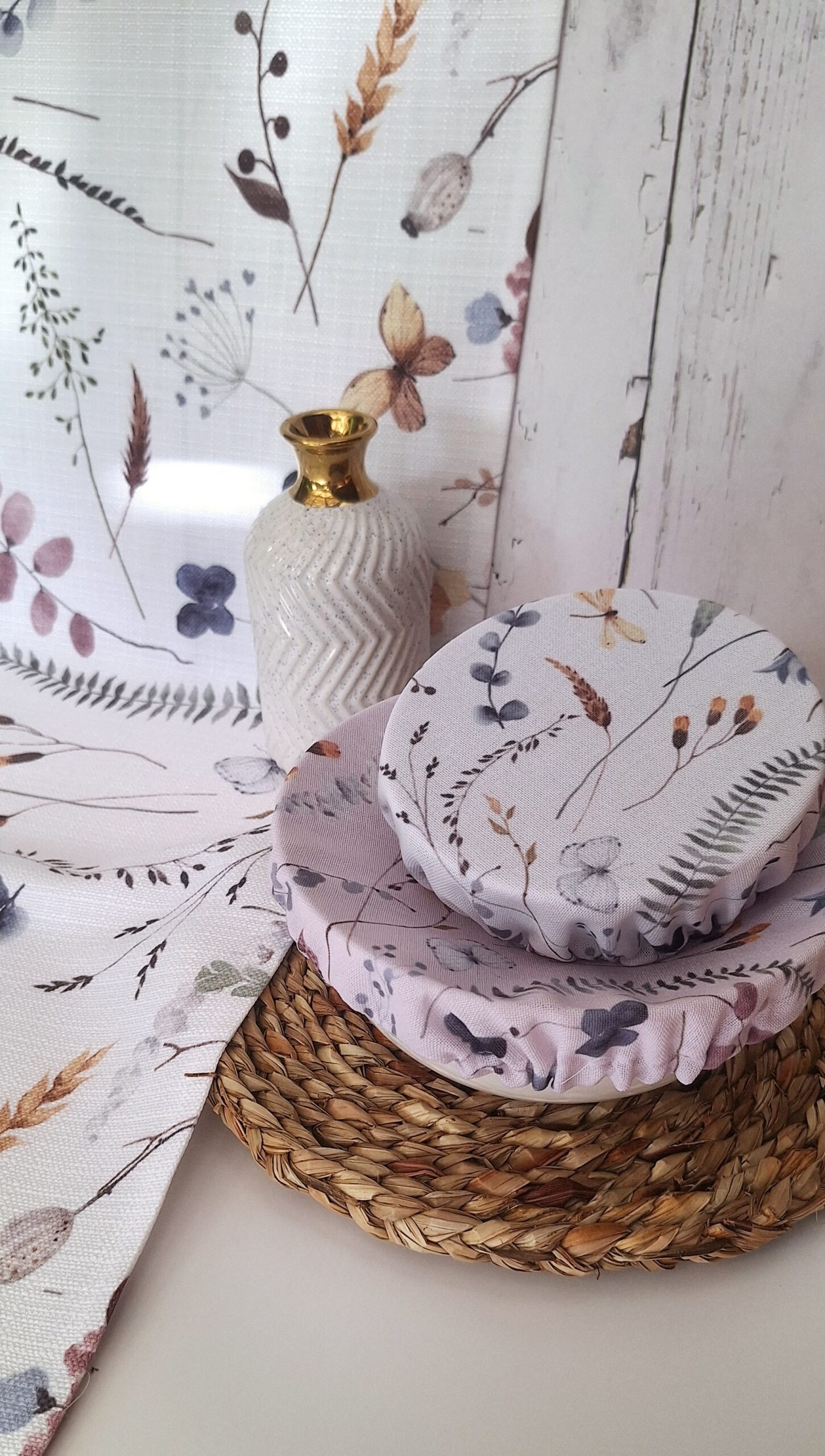 Wild Flowers Dish Covers