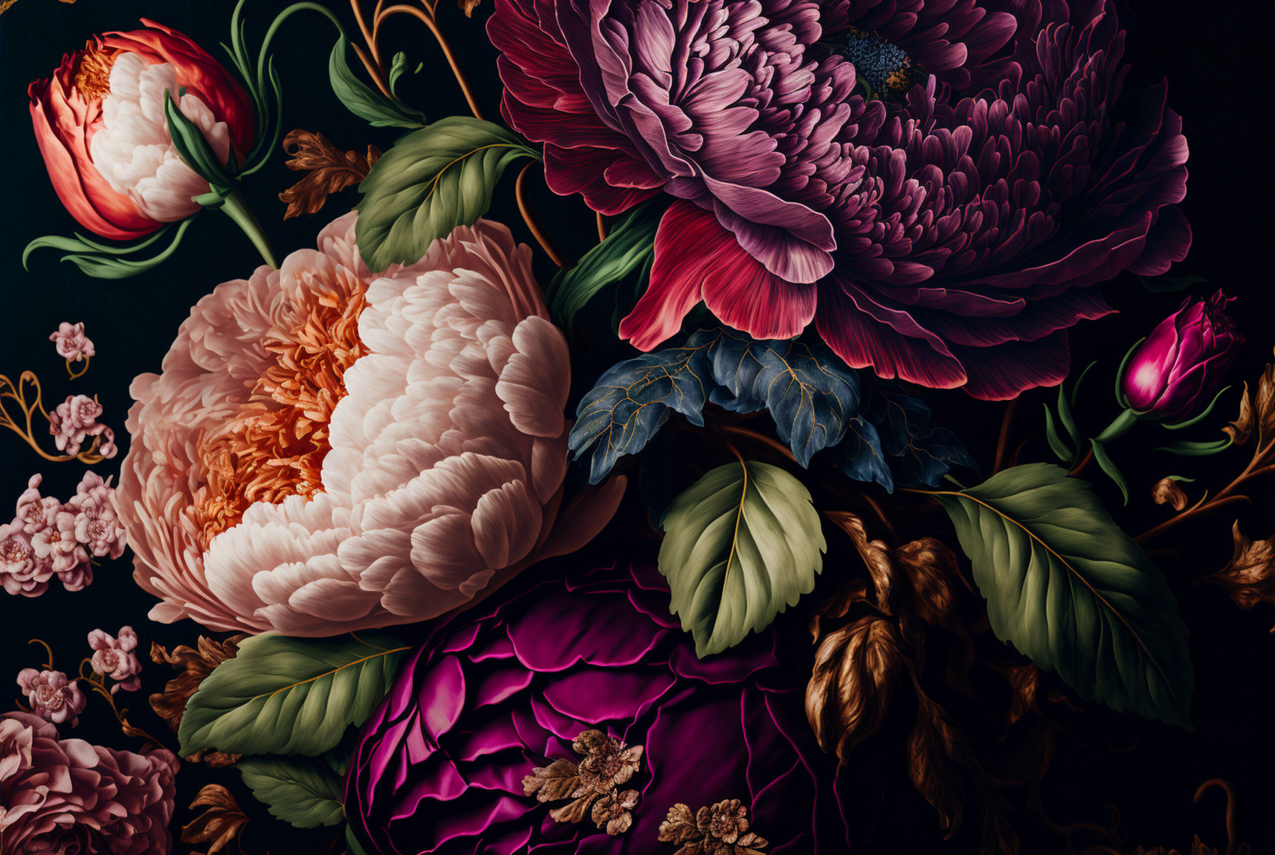 Baroque Bouquet - Pillow