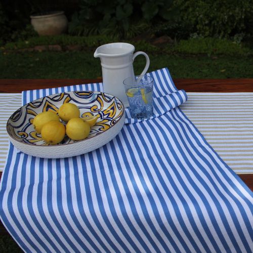 Coastal Blue Stripes - Runner