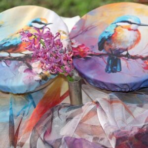 Painted Birds - Dish Covers