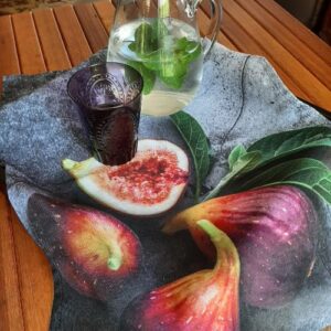 Purple Figs - Tea Towel / Bread Cloth
