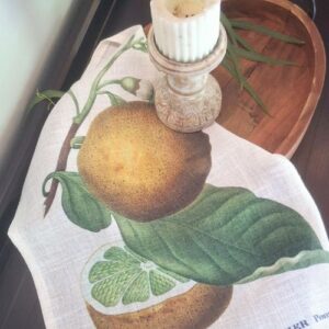 Vintage Lemon - Tea Towel / Bread Cloth