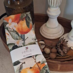 Orange Blossom - Tea Towel / Bread Cloth